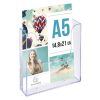 Katalógustartó, fali, A5, álló, EXACOMPTA Office, áttetsző (EX65058D)
