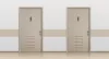 Információs tábla, öntapadó,4,4x16,5 cm, alumíniumhatású, EXACOMPTA, Női (EX67168E)