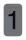 Információs tábla, öntapadó, 2,5x4,4 cm, alumíniumhatású, EXACOMPTA, 1-es (EX67181E)