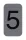 Információs tábla, öntapadó, 2,5x4,4 cm, alumíniumhatású, EXACOMPTA, 5-ös (EX67185E)