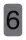 Információs tábla, öntapadó, 2,5x4,4 cm, alumíniumhatású, EXACOMPTA, 6-os (EX67186E)