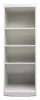 Asztali rendező, multifunkciós, 4 rekeszes, 8x23x11 cm, EXACOMPTA Autentik, fehér (EX68113D)