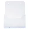 Katalógustartó, asztali, A5, álló, 1 rekeszes, EXACOMPTA Office, áttetsző (EX75058D)