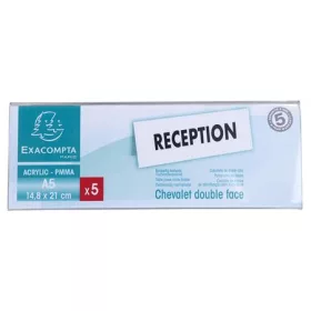 Névtábla tartó, asztali, A5, EXACOMPTA (EX85358D)