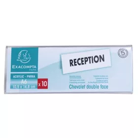 Névtábla tartó, asztali, A6, EXACOMPTA (EX86358D)