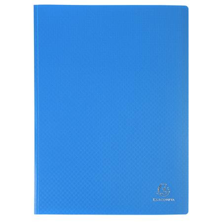 Bemutatómappa, 30 zsebes, A4, EXACOMPTA Opak, kék (EX8832E)