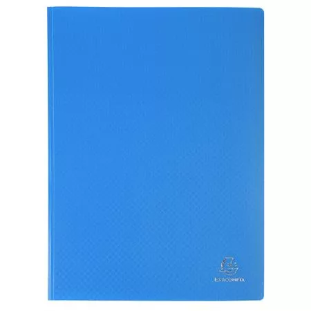 Bemutatómappa, 30 zsebes, A4, EXACOMPTA Opak, kék (EX8832E)