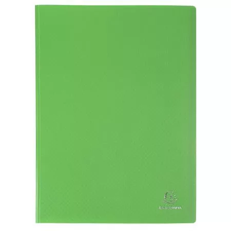 Bemutatómappa, 30 zsebes, A4, EXACOMPTA Opak, zöld (EX8833E)