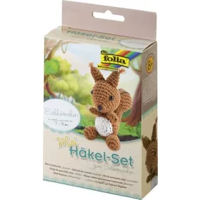 Mini horgolókészlet, FOLIA, mókus (FL23909)