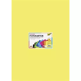   Dekorkarton, 2 oldalas, 50x70 cm, 300 g, 10 lap, FOLIA, vegyes színek (FL6109)