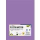 Dekorkarton, 2 oldalas, A4, 300 g, 50 lap, FOLIA, sötét orgonalila (FL6145028)