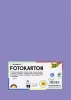 Dekorkarton, 2 oldalas, A4, 300 g, 50 lap, FOLIA, ibolyakék (FL6145037)