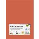 Dekorkarton, 2 oldalas, A4, 300 g, 50 lap, FOLIA, narancs (FL6145040)