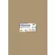 Dekorkarton, 2 oldalas, 50x70 cm, 300 g, 10 lap, FOLIA, őzbarna (FL6175)