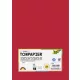 Színes papír, A4, 130 g, 100 lap, FOLIA, élénkvörös (FL6420)