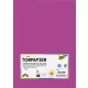 Színes papír, A4, 130 g, 100 lap, FOLIA, sötét rózsaszín (FL6421)