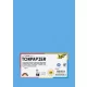 Színes papír, A4, 130 g, 100 lap, FOLIA, tengerkék (FL6433)