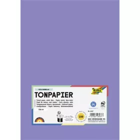   Színes papír, A4, 130 g, 100 lap, FOLIA, ibolyakék (FL6437)