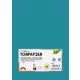 Színes papír, A4, 130 g, 100 lap, FOLIA, türkiz (FL6438)