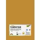 Színes papír, A4, 130 g, 100 lap, FOLIA, terrakotta (FL6476)