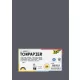 Színes papír, A4, 130 g, 100 lap, FOLIA, antracitszürke (FL6488)