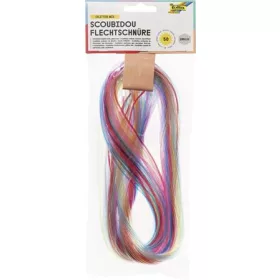   Színes damil, 100 cm, FOLIA Glitter mix, 50 különböző csillámos szín (FL732050)