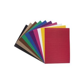   Hullámkarton, 35x50 cm, 10 lap, FOLIA, vegyes színek (FL740309)