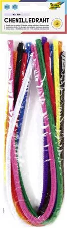 Zseníilia drót, 50 cm, FOLIA, 10 különböző szín (FL77809)