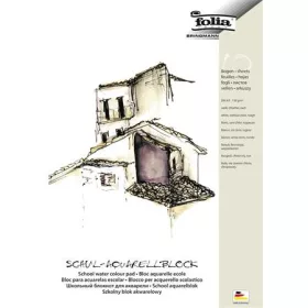 Akvarell tömb, A3, 150 g, 10 lap, durva, FOLIA (FL8353)