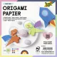 Origami papír, 15x15 cm, 70 g, 100 lap, FOLIA, vegyes színek (FL8915)