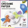 Origami papír, 20x20 cm, 70 g, 100 lap, FOLIA, vegyes színek (FL8920)