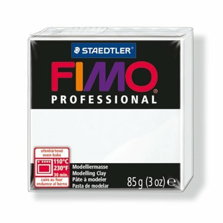 Gyurma, 85 g, égethető, FIMO Professional, fehér (FM80040)