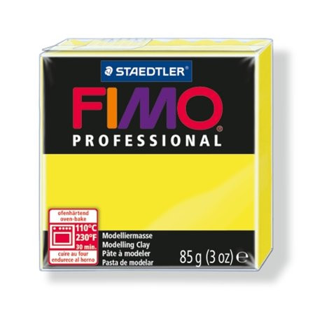 Gyurma, 85 g, égethető, FIMO Professional, sárga (FM8004100)