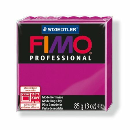 Gyurma, 85 g, égethető, FIMO Professional, magenta (FM8004210)