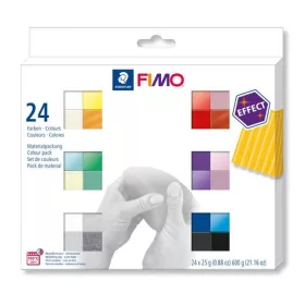   Gyurma, készlet, 24x25 g, égethető, FIMO Effect Colours 24 különböző szín (FM8013C241)