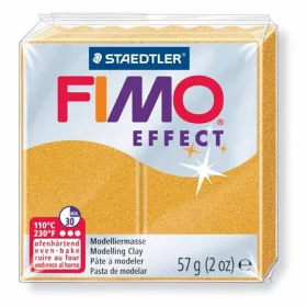   Gyurma, 57 g, égethető, FIMO Effect, metál arany (FM802011)