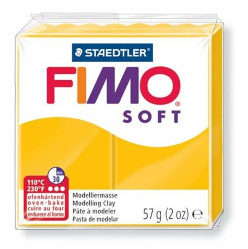 Gyurma, 57 g, égethető, FIMO Soft, napsárga (FM802016)