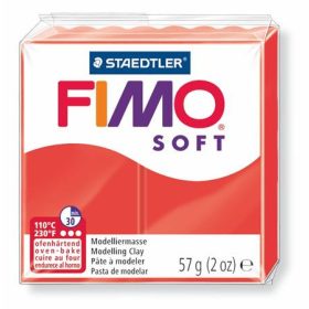   Gyurma, 57 g, égethető, FIMO Soft, indián piros (FM802024)