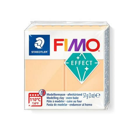 Gyurma, 57 g, égethető, FIMO Soft, pasztellőszibarack (FM8020405)