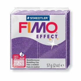   Gyurma, 57 g, égethető, FIMO Effect, metál lila (FM8020602)