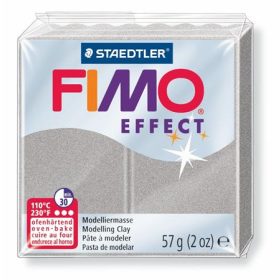 Gyurma, 57 g, égethető, FIMO Effect, ezüst (FM802081)