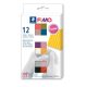 Gyurma, készlet, 12x25 g, égethető, FIMO Soft Fashion, 12 különböző szín (FM8023C125)