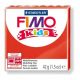 Gyurma, 42 g, égethető, FIMO Kids, piros (FM80302)