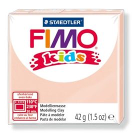   Gyurma, 42 g, égethető, FIMO Kids, halvány rózsaszín (FM803043)