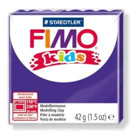 Gyurma, 42 g, égethető, FIMO Kids, lila (FM80306)