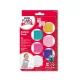 Gyurma készlet, 6x42 g, égethető, lányoknak, FIMO Kids Color Pack, 6 különböző szín (FM803202)