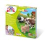 Gyurma készlet, 4x42 g, égethető, FIMO Kids Form & Play, farm (FM803401LZ)