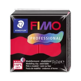   Gyurma, 57 g, égethető, FIMO Professional, piros (FM8040200)