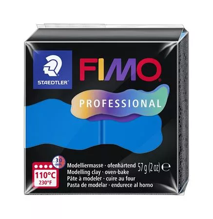 Gyurma, 57 g, égethető, FIMO Professional, kék (FM8040300)