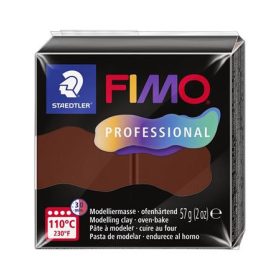   Gyurma, 57 g, égethető, FIMO Professional, csokoládé (FM804077)